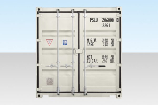 20Ft Shipping Container (One Trip) – White