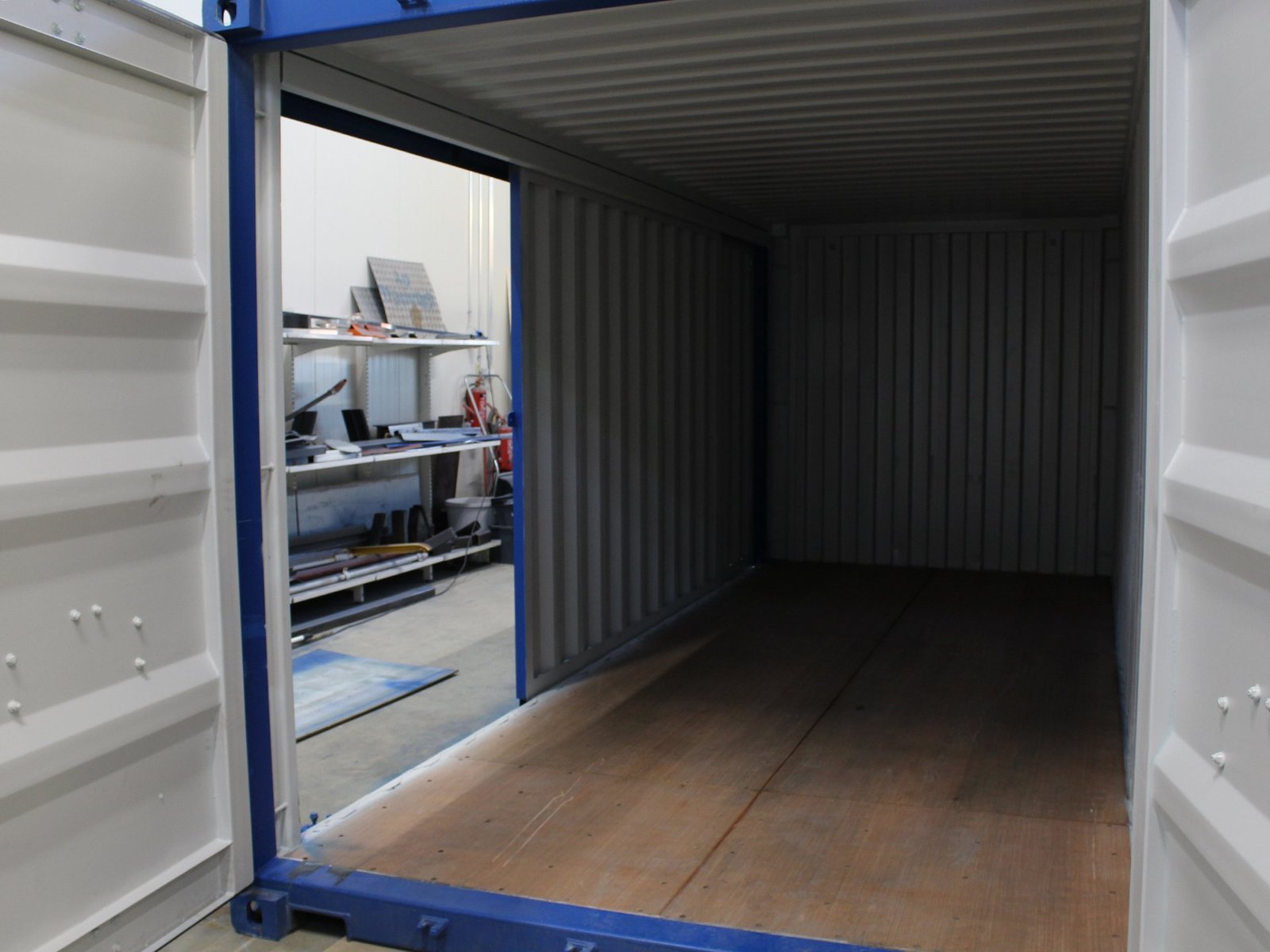 20ft Hi Cube Container (9′ 6″ high) suitable for IBC storage Sliding Door