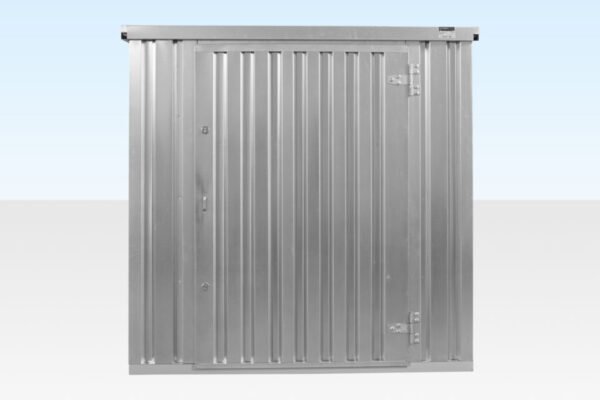 4M X 2.1M Flat Pack Container Store – Galvanised