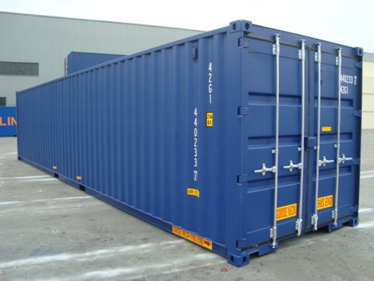 40ft High Cube (9′ 6″ high) Double Door Container (DD)