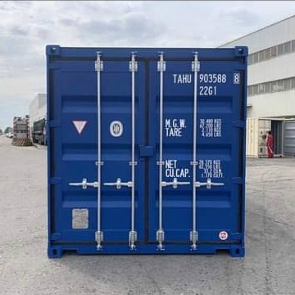 20ft High Cube Container – One Trip (9ft 6′ high)