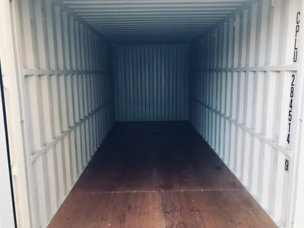 20ft Shipping Container (One Trip) White (RAL 9003)