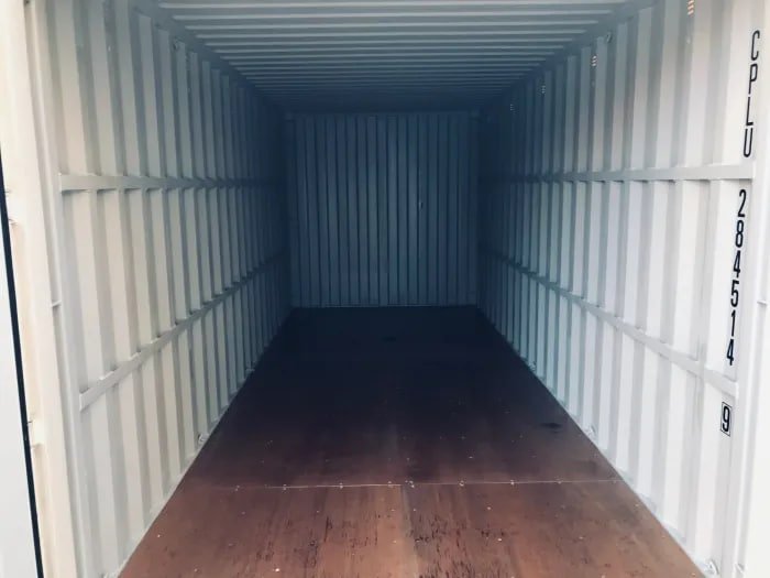 20ft Shipping Container (One Trip) White (RAL 9003)